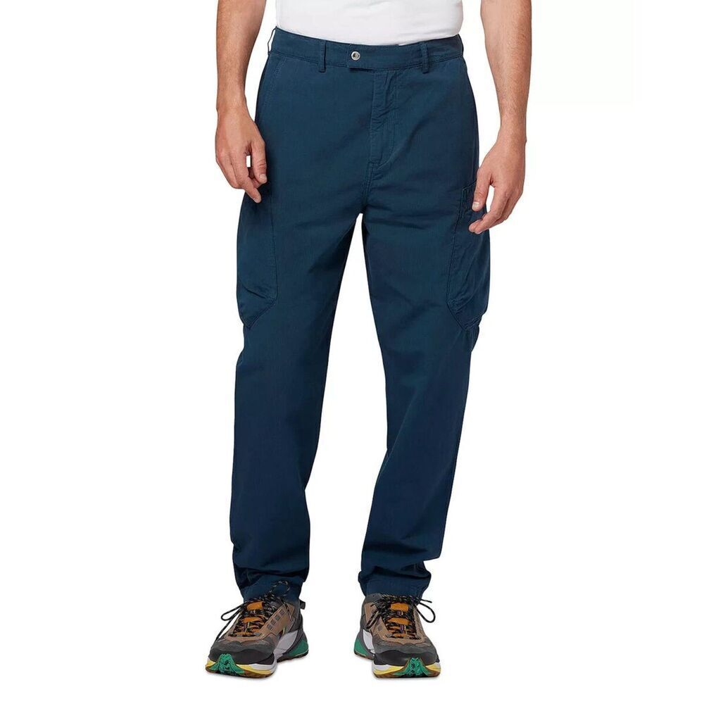 PAUL SMITH Mens Pants Size 30 Short Blue Chino Technical Cargo Casual Trouser